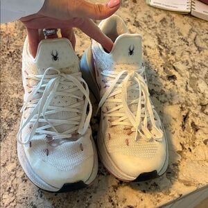 Spyder White and Pink Athletic Sneakers